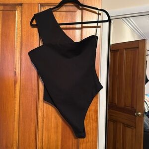 Superdown Black bodysuit